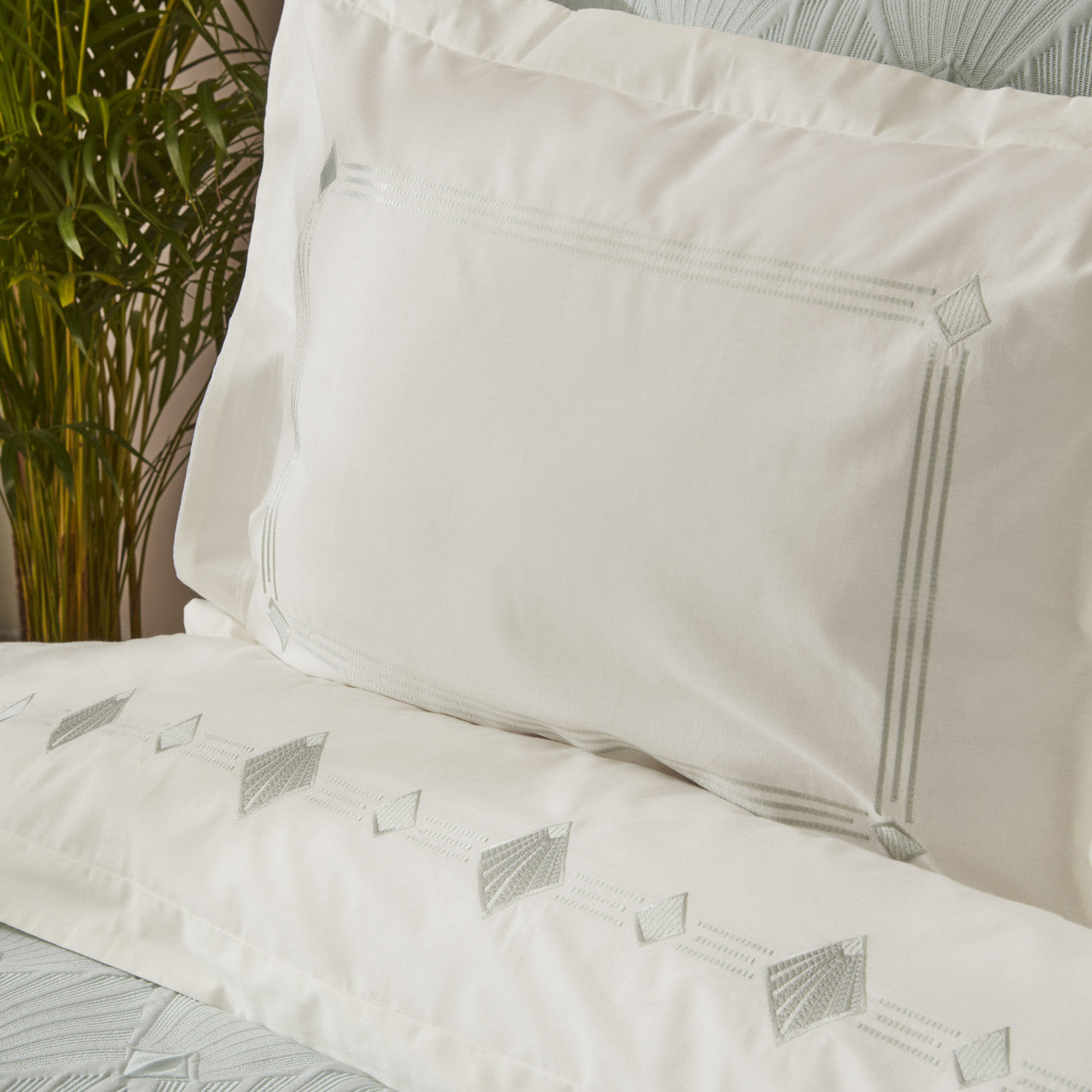 Karaca Home Diamond Double Duet Set Синий