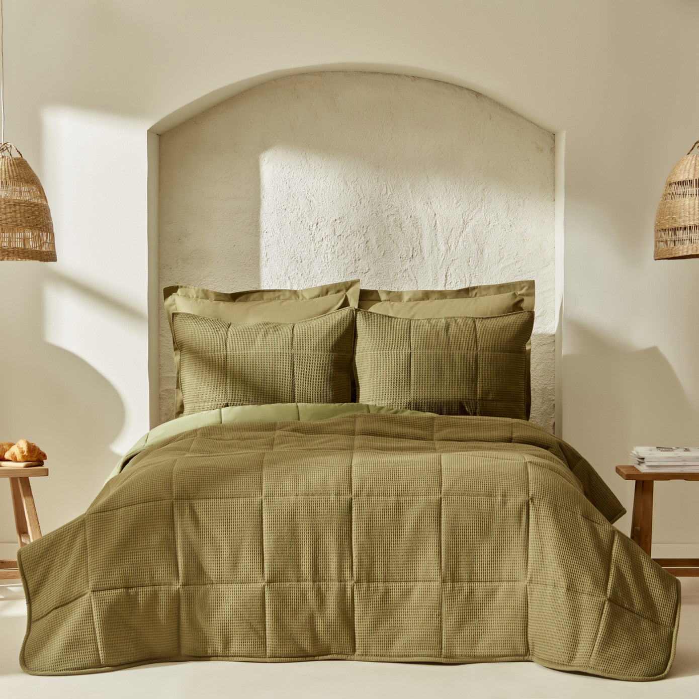 Karaca Home Muse Double Spring Comfort Хаки
