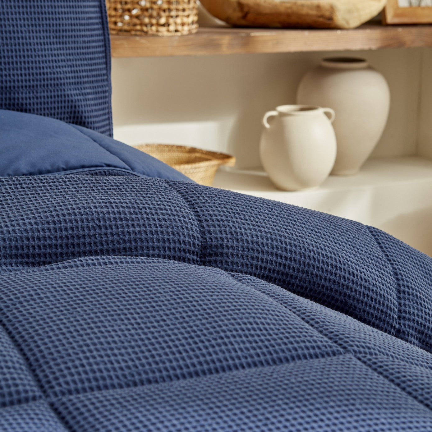 Karaca Home Muse Double Spring Comfort Set темно-синий