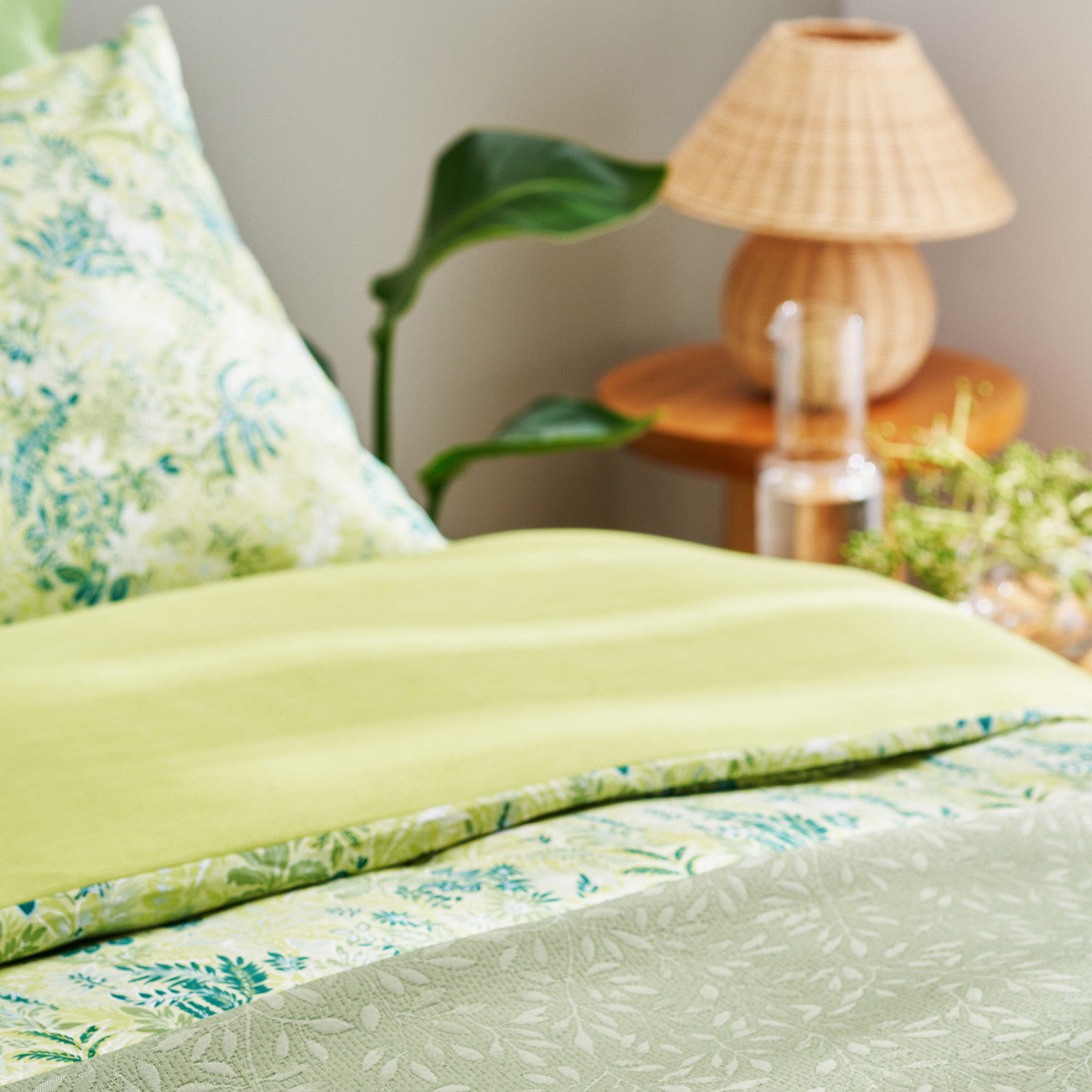 Karaca Home Artemis 100% Cotton Duet Set Двойной зеленый