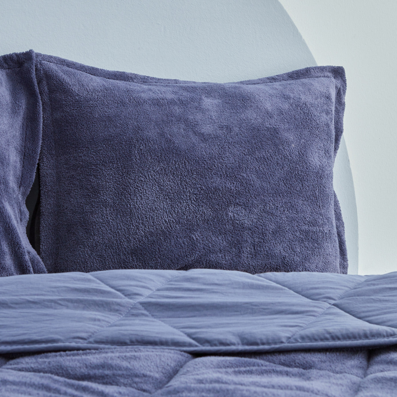 Sarah Anderson Cornelia Sherpa Double Comfort Set Indigo
