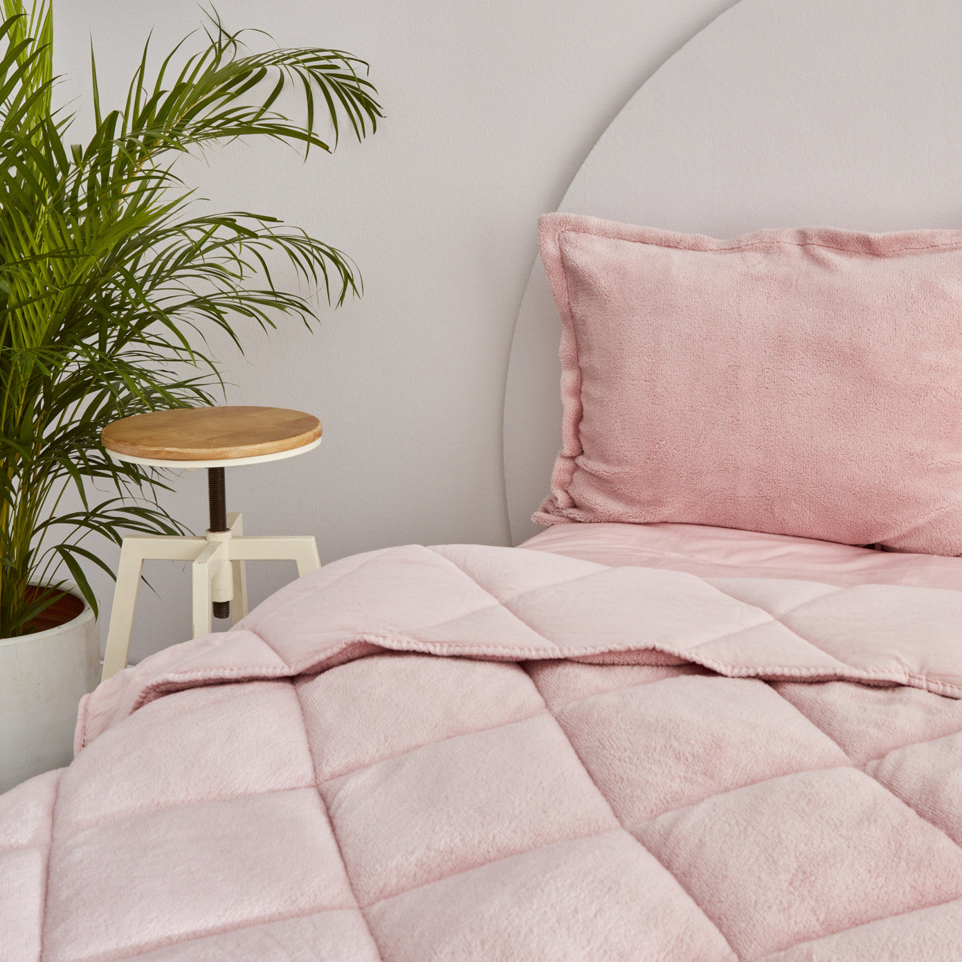Sarah Anderson Cornelia Sherpa Double Comfort Set Пудра