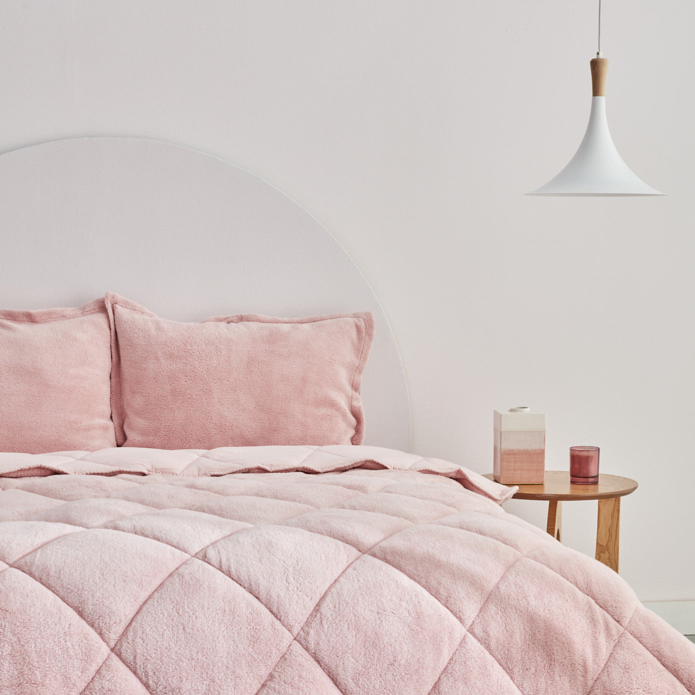 Sarah Anderson Cornelia Sherpa Double Comfort Set Пудра