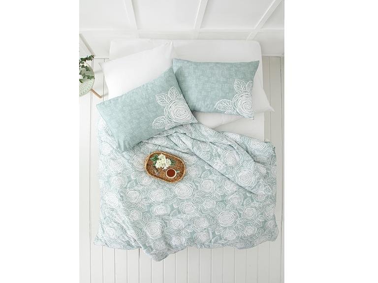 Комплект пододеяльников Shabby Rose Crepe Single 160x220 см Seledon