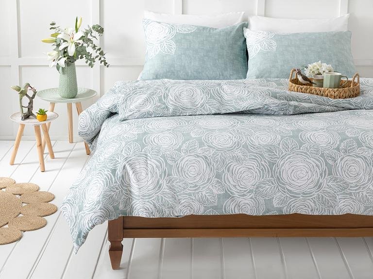 Комплект пододеяльников Shabby Rose Crepe Single 160x220 см Seledon