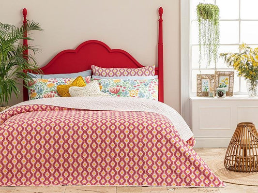 Универсальный чехол Sunny Side King Size 240x220 см розовый