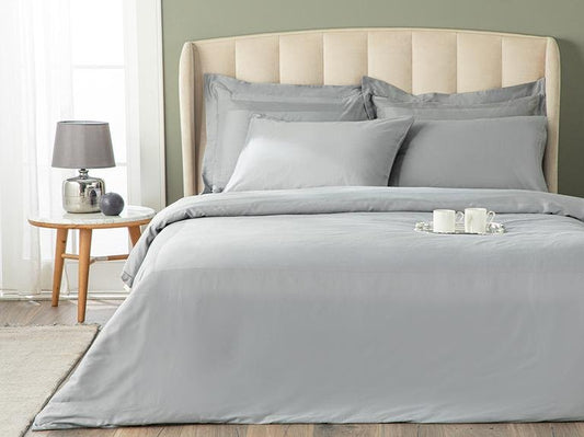 Vivian Framed Cotton Satin Super King Size 4 Набор наволочек 260X220 см Серый