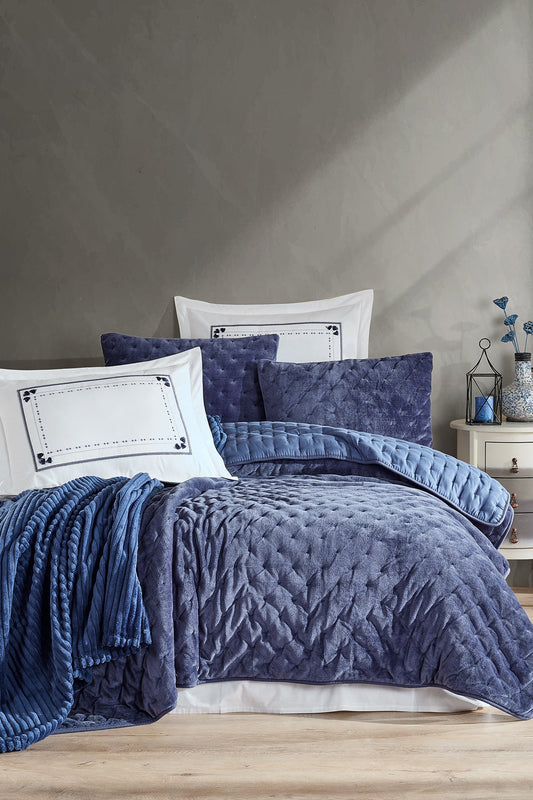 Комплект для сна Elart Comfort New Generation - 3 предмета Comfy темно-синий (230X220CM)