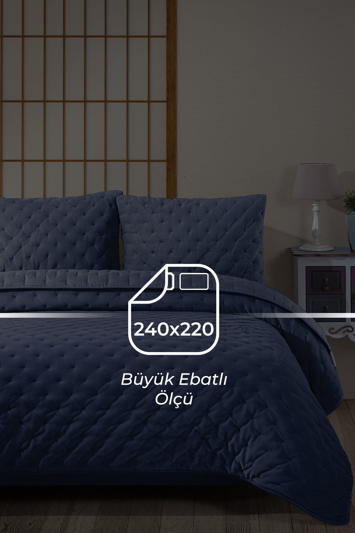 Комплект для сна Elart Comfort New Generation - 3 предмета Comfy темно-синий (230X220CM)