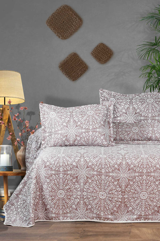 Комплект покрывала Single Cotton Crinkle Santa Rose Dry