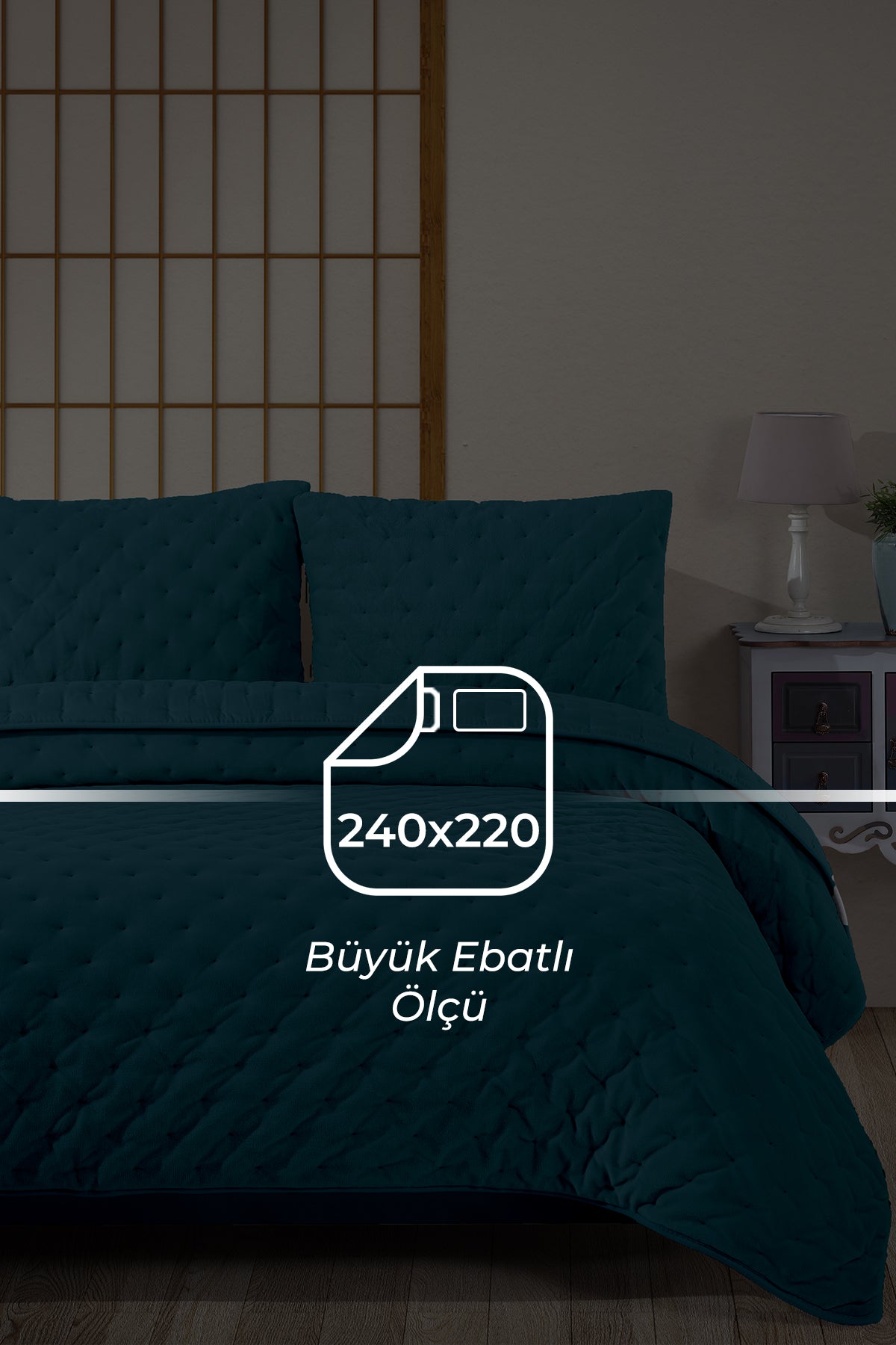 Elart Comfort New Generation Sleep Set - 3 предмета Comfy Изумрудно-зеленый (230X220CM)