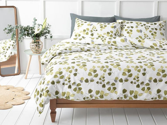 Набор пододеяльников Summer Ivy Crepe King Size 240x220 см, зеленый