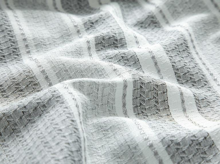 Набор пододеяльников для пуховых одеял Grand Shiny Yarn Dyed 160x220 см, серебро