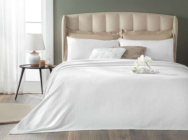 Bubble Cotton Double Pique 200X230 см белый