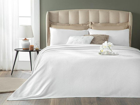 Bubble Cotton Double Pique 200X230 см белый