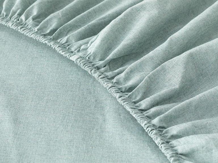 Sweet Spring Цифровая печать Мягкий хлопок Одинарный пододеяльник Набор 160x220 см Зеленый