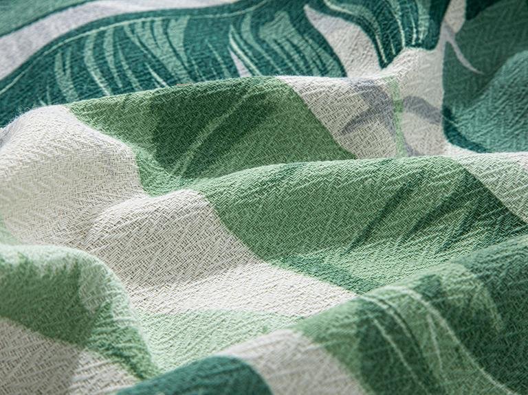 Exofolium Printed King Size Pique Set 240x220 см зеленый