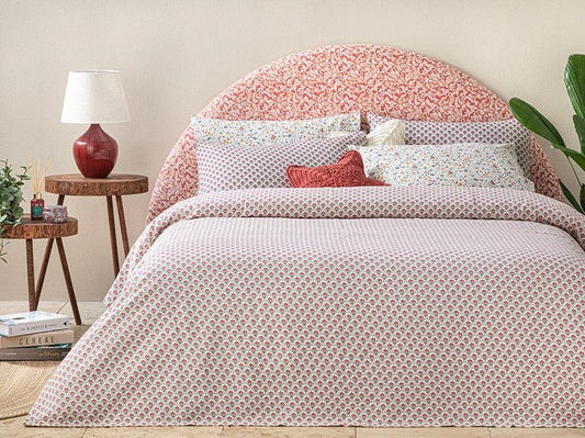 Сладкие тюльпаны с принтом King Size Pique 240x220 см темно-розовый