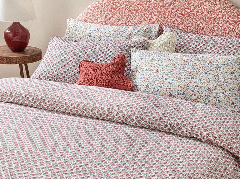 Sweet Tulips Printed Double Pique 200x220 см темно-розовый