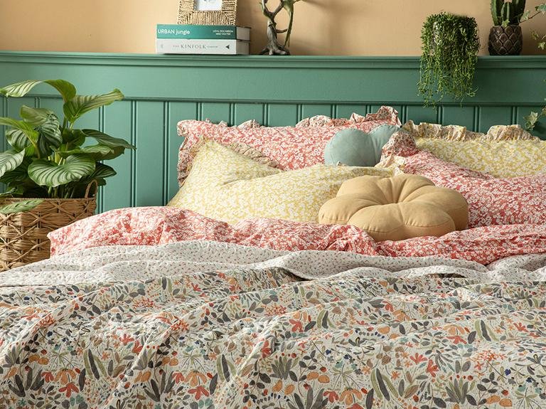 Wild Forest King Size Двустороннее Покрывало 240x220 См Розовый