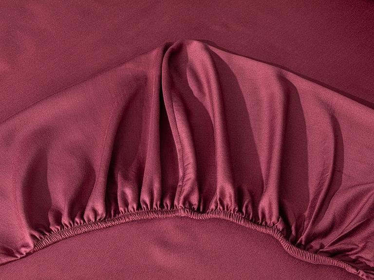 Комплект пододеяльников Grandeur Bamboo Satin King Size 240x220 см, сливовый