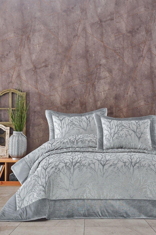 Комплект постельного белья с двойным волокнистым наполнителем Velvet Spring Silver